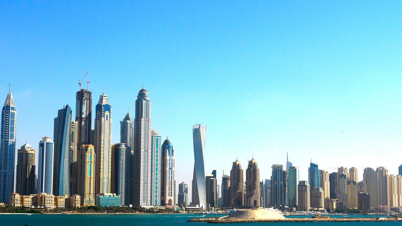 Oman Emirati Arabi - grattacieli di Dubai