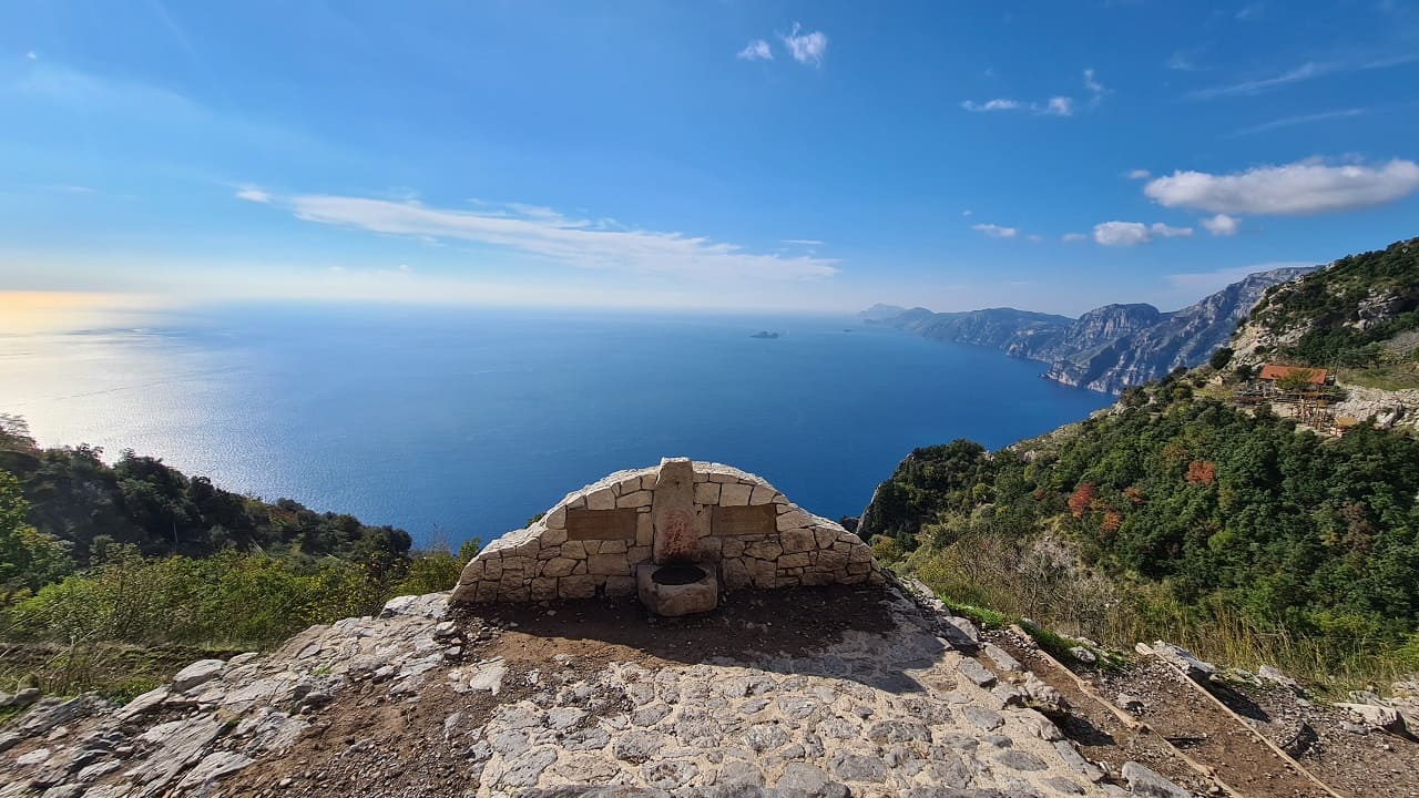 trekking Costiera Amalfitana - panorama sentiero degli dei