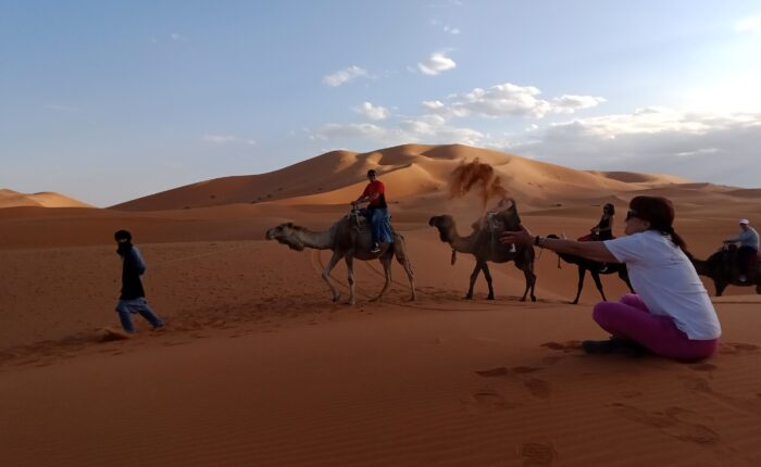 Perchè fare un viaggio in Marocco - passeggiata in dromedario - Alla Ricerca del Viaggio Tour Operator